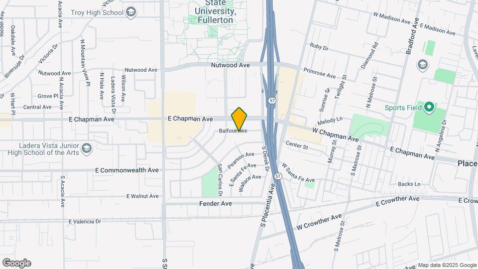 2616 Balfour Ave Map and Location Details