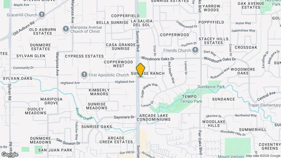 6832-6834 Trovita Way Map and Location Details