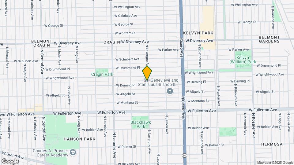 2534 N Lavergne Ave Map and Location Details