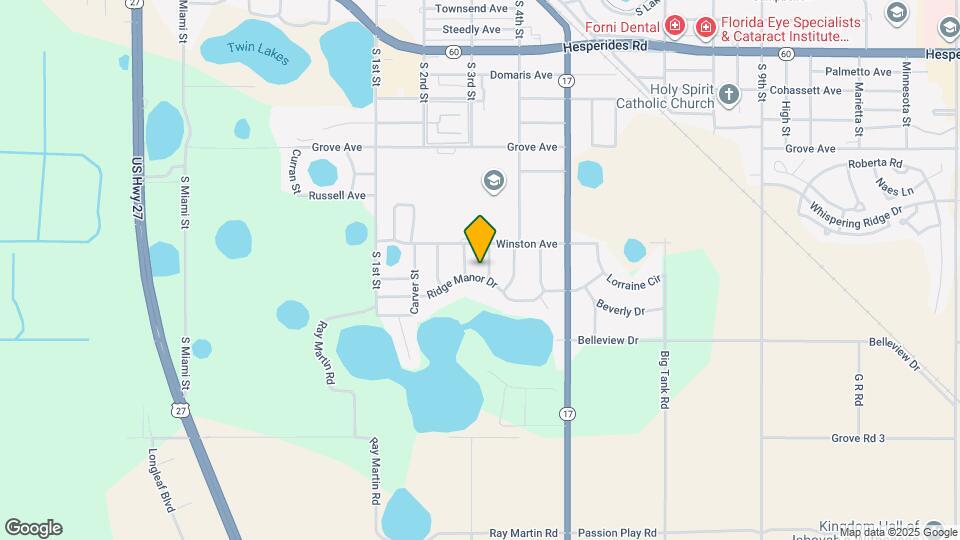 315 Ridge Manor Dr Map and Location Details