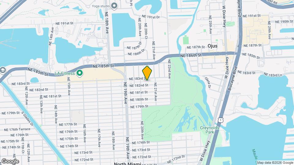 2041 NE 182nd St Map and Location Details