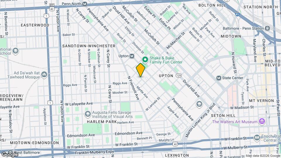 1520 Argyle Ave Mapa y Detalles de la Ubicación