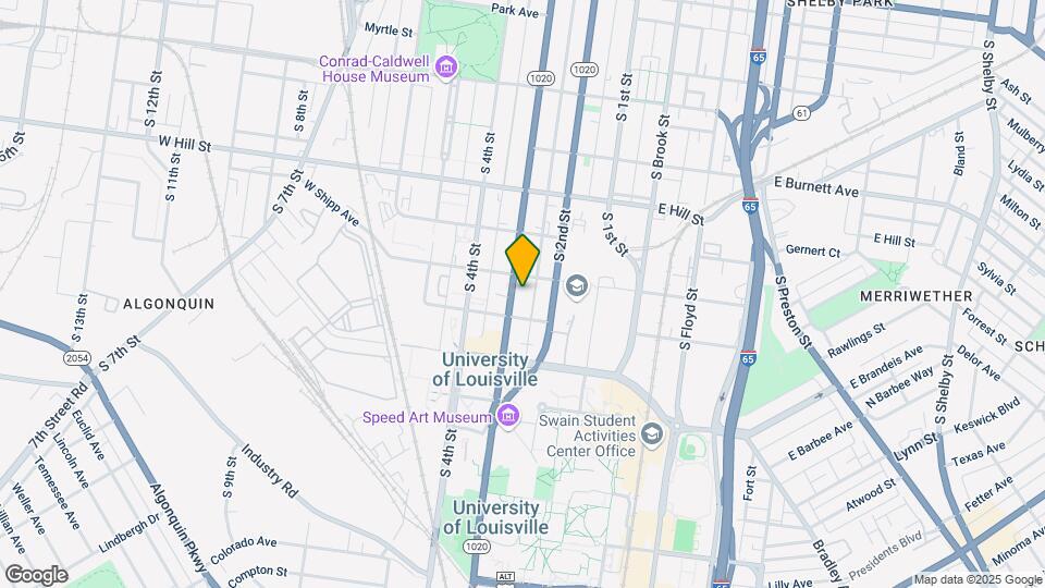 1715 S 3rd St Map and Location Details