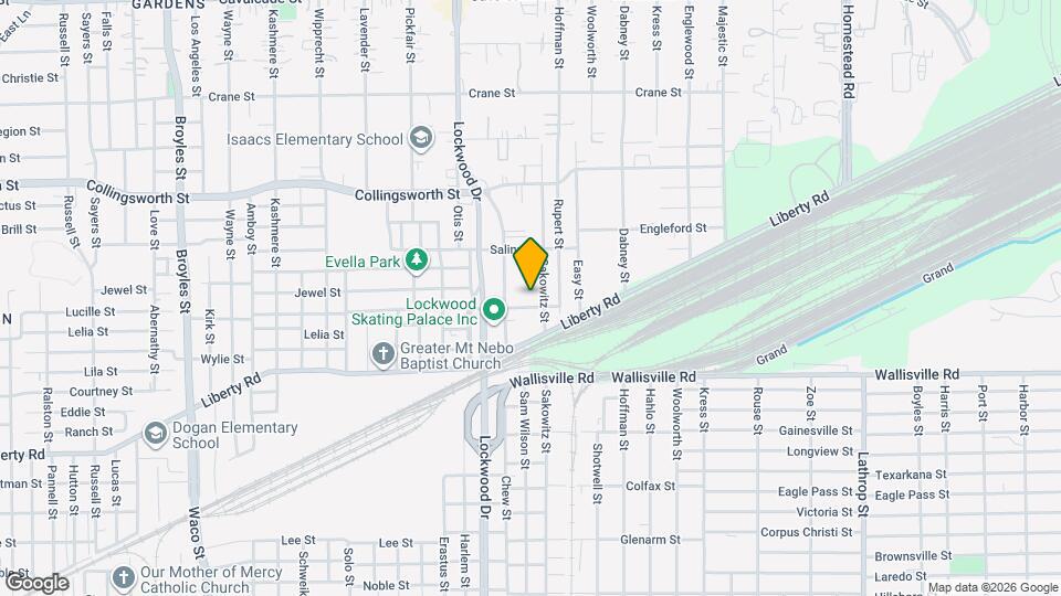 3408 E Lockwood Dr Map and Location Details