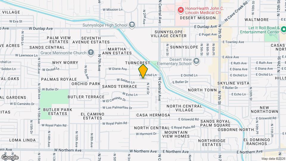 110 W Seldon Ln Map and Location Details