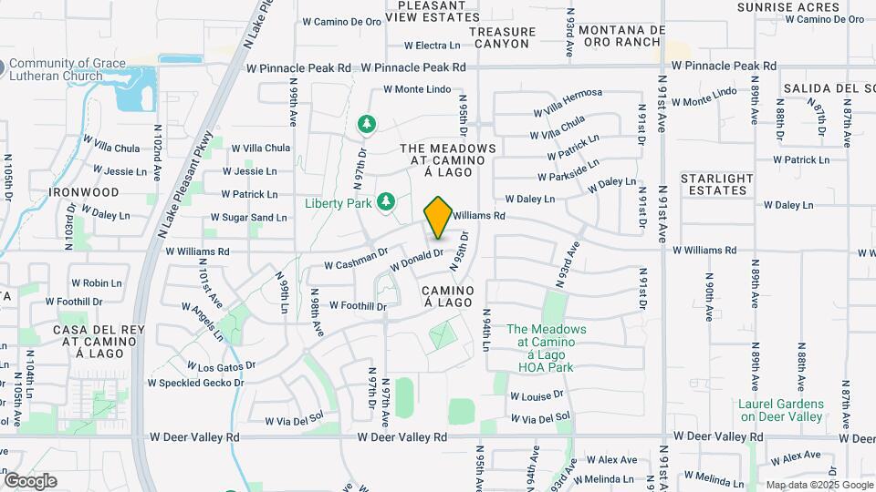 9576 W Donald Dr Map and Location Details