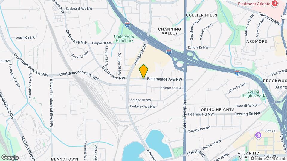 776 Bellemeade Ave NW Mapa y Detalles de la Ubicación