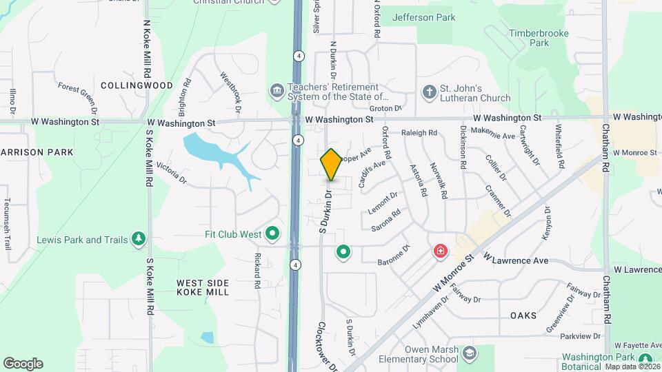 250 S Durkin Dr Map and Location Details