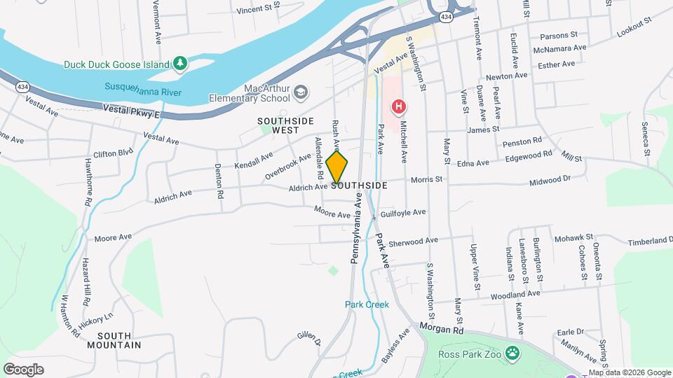 13 Aldrich Ave Map and Location Details