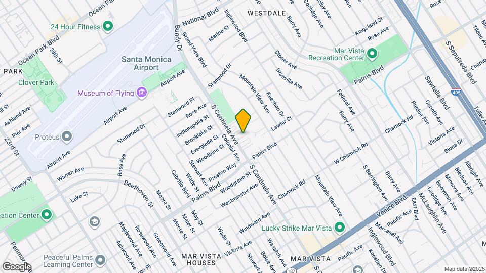 3424 S Centinela Ave Map and Location Details