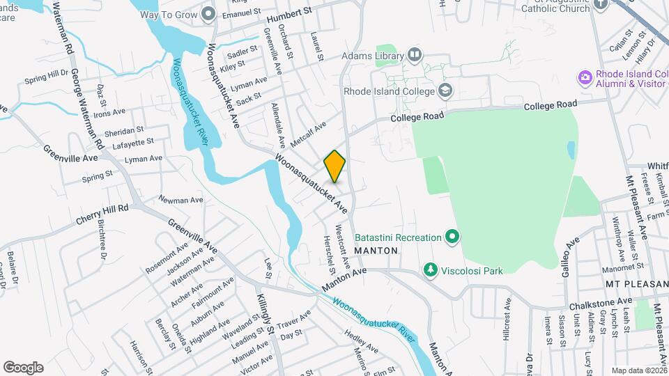 14 Lakewood St Map and Location Details