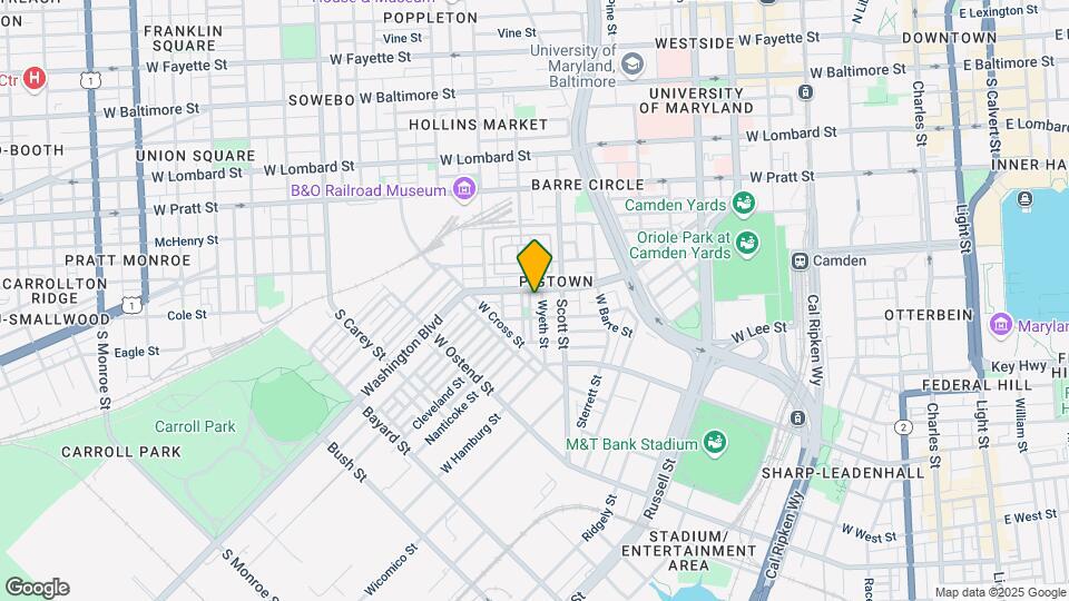 501 Archer St Map and Location Details