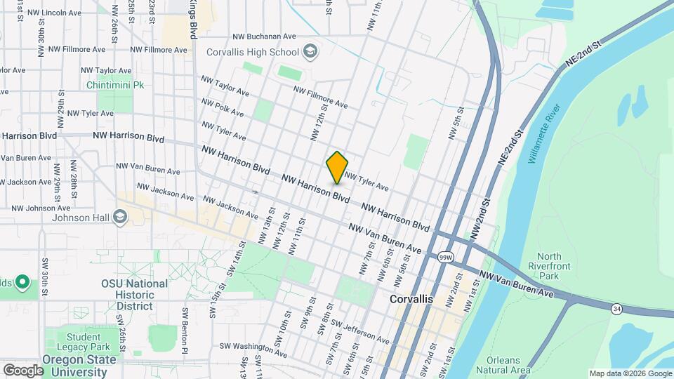 945 NW Harrison Blvd Mapa y Detalles de la Ubicación