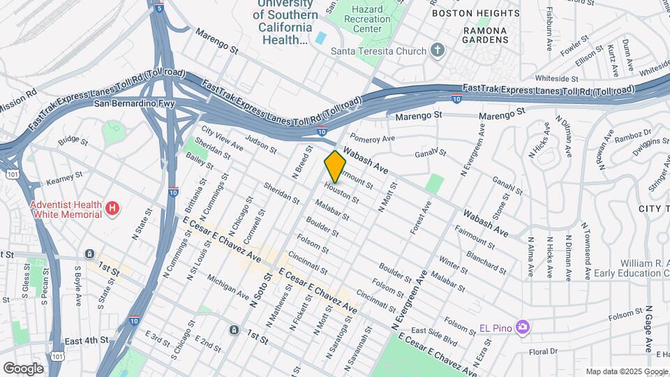 2435 Houston St Map and Location Details