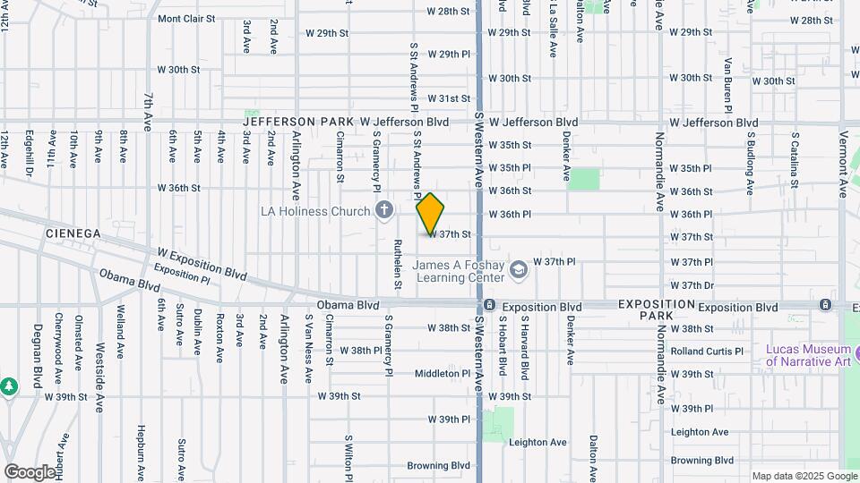 1778 W 37th St Map and Location Details