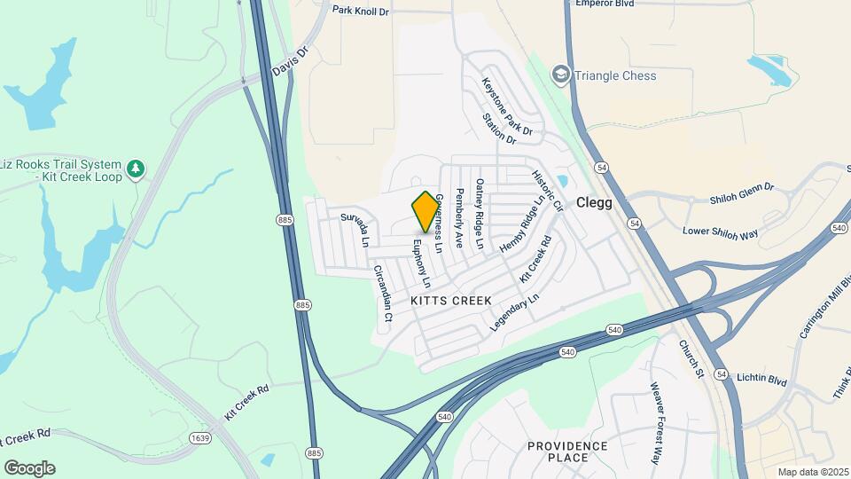 1009 Artis Town Ln Map and Location Details