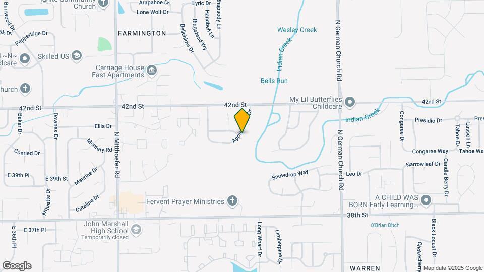 4103 Apple Creek Dr Map and Location Details