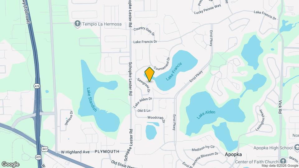 2054 Sawgrass Dr Map and Location Details