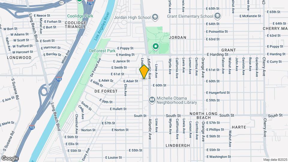 564 E 61st St Map and Location Details