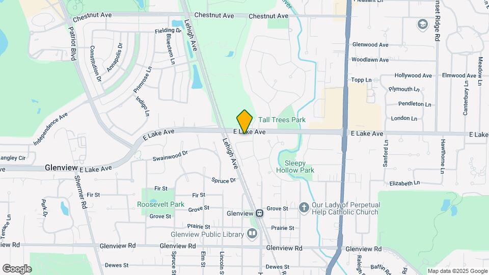 1340 Greenwillow Ln Map and Location Details
