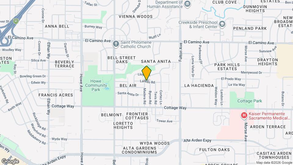 2208 Madera Rd Mapa y Detalles de la Ubicación