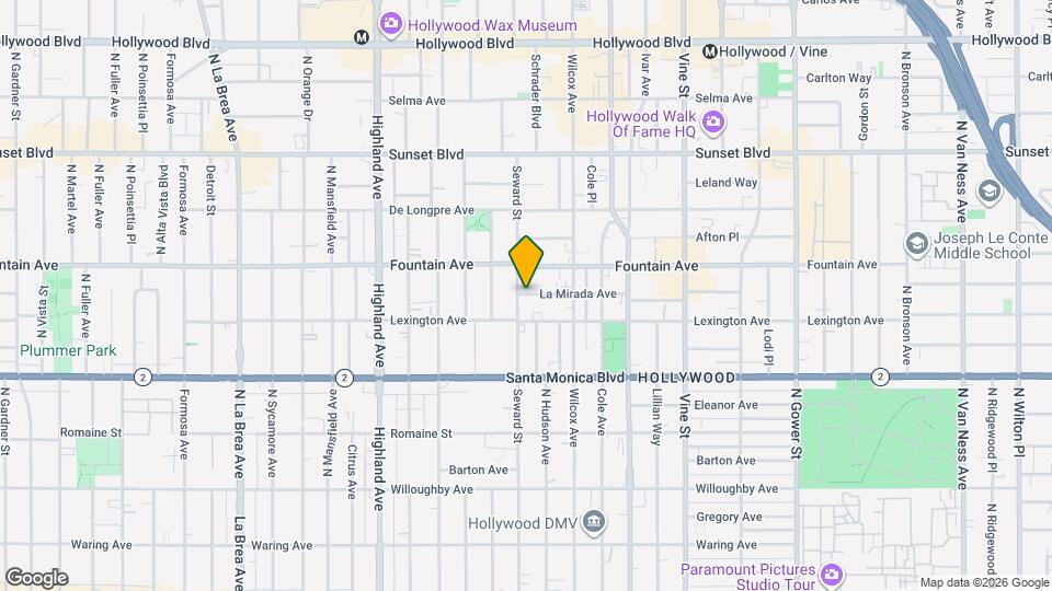 6554 La Mirada Ave Map and Location Details