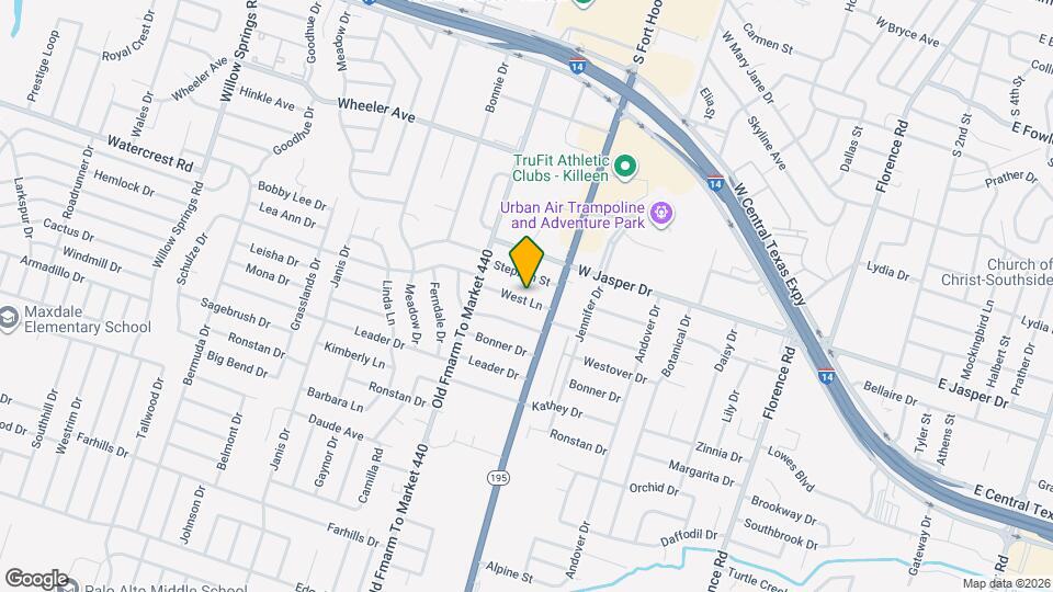 1209 West Ln Map and Location Details