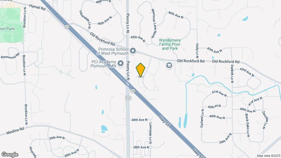 4255 Merrimac Ln Map and Location Details