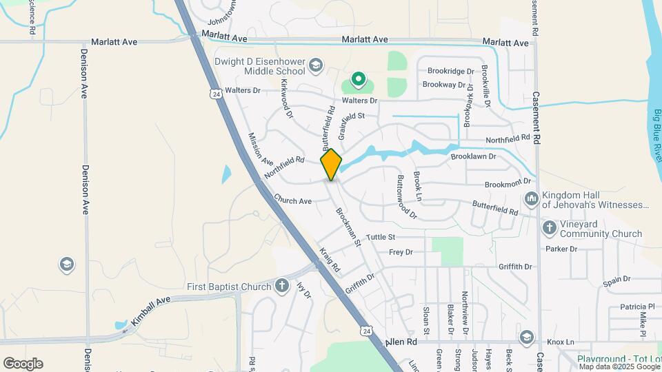 2536 Brockman St Mapa y Detalles de la Ubicación