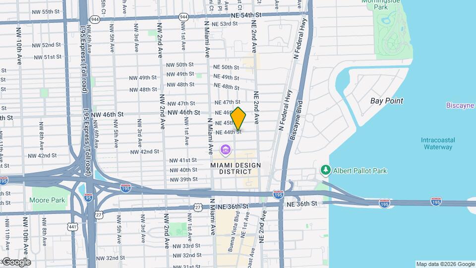 120 NE 44th St Map and Location Details