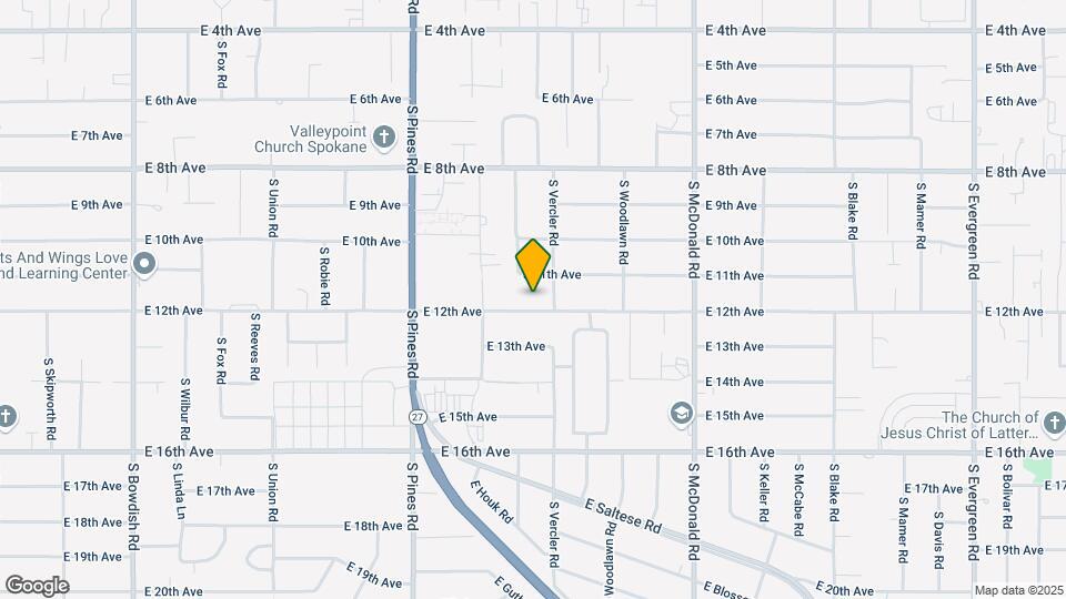 12609 E 12th Ave Map and Location Details