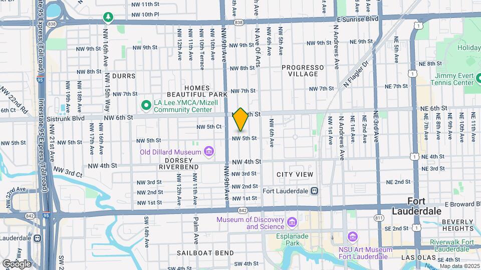 509 NW 8th Ave Map and Location Details