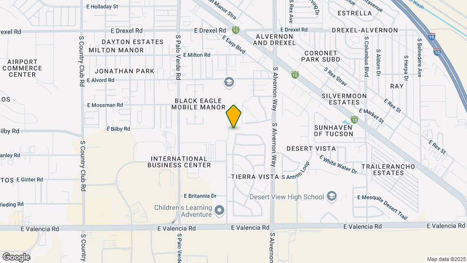 6101 S Earp Wash Ln Map and Location Details
