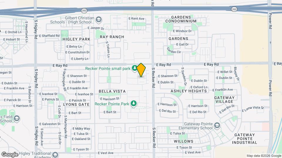 1703 S Wallrade Ln Map and Location Details