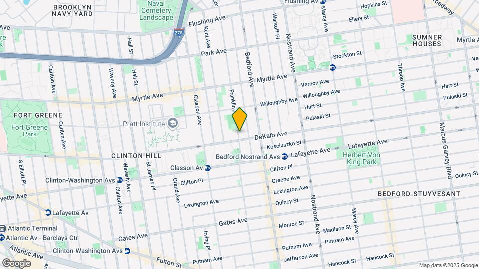 245 Franklin Ave Mapa y Detalles de la Ubicación