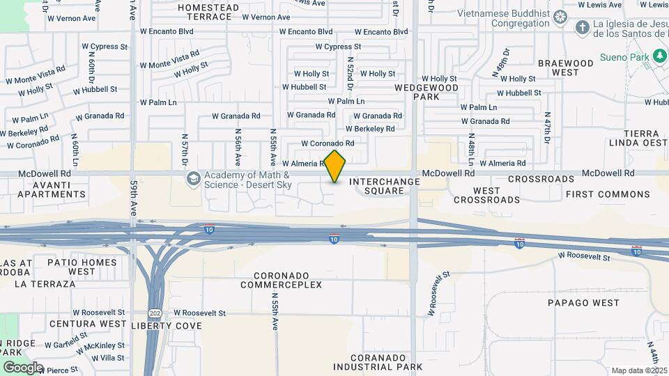 5221 W Lynwood St Map and Location Details