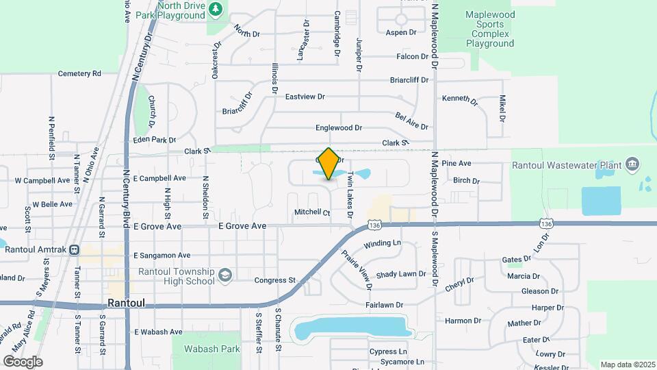 Twin Lakes Senior Villas Map and Location Details