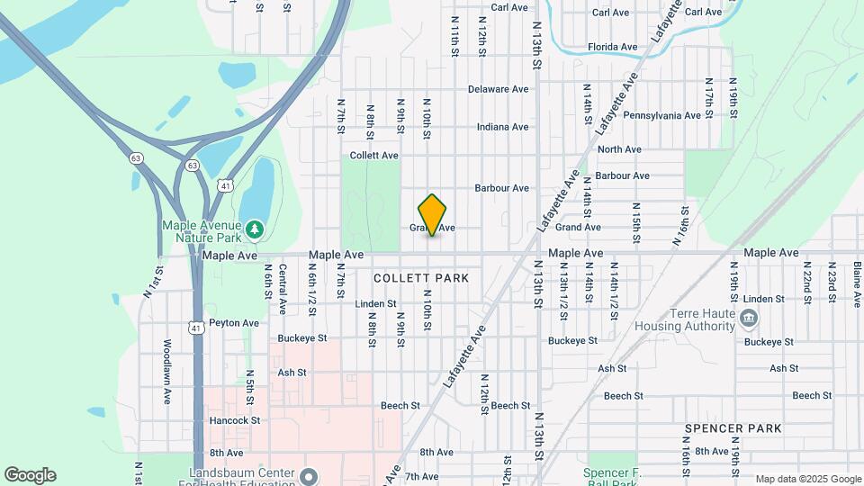 2109 N 10th St Map and Location Details