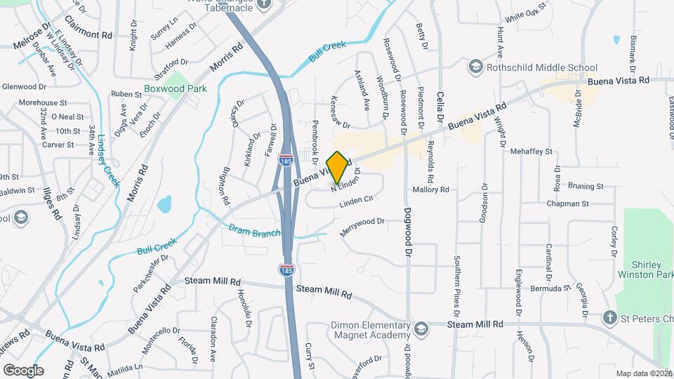 3902 N Linden Dr Map and Location Details