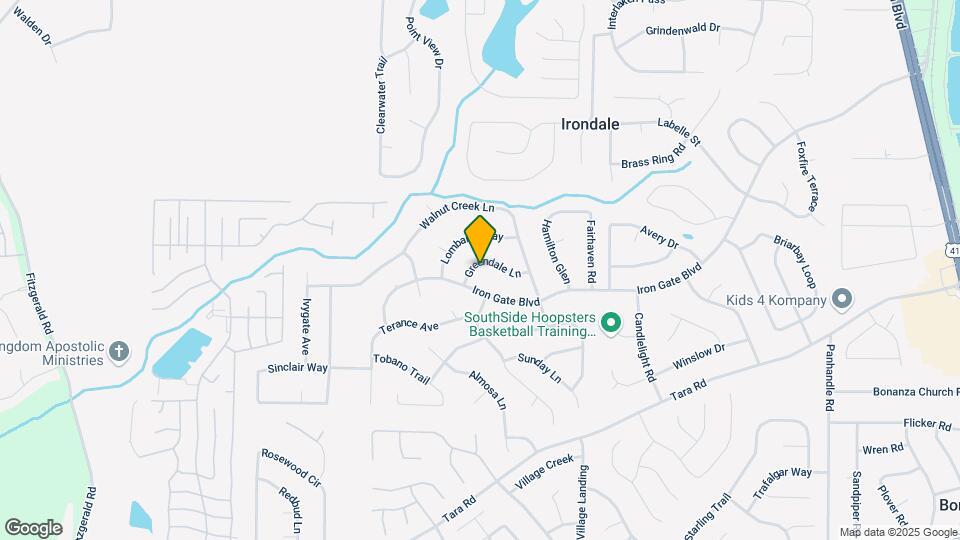 1049 Greendale Ln Map and Location Details