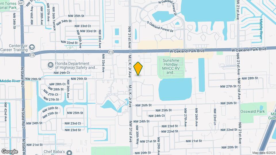 3040 NW 29th St Map and Location Details