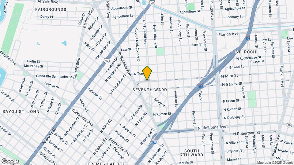 1772 N Miro St Map and Location Details