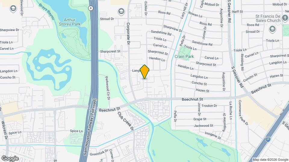 9262 Westwood Village Dr Map and Location Details