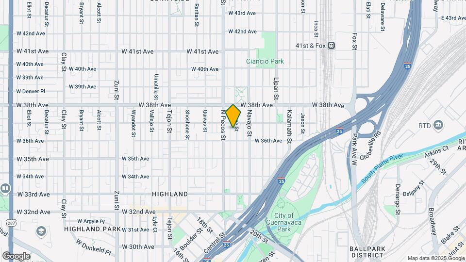 3627 Osage St Map and Location Details