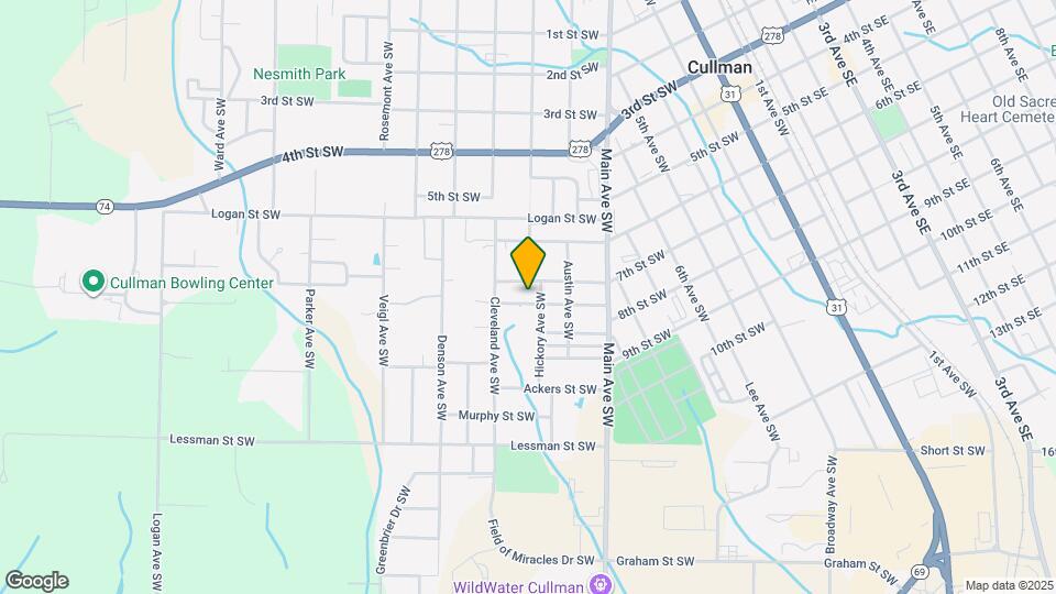 1207 Interbitzen St SW Map and Location Details