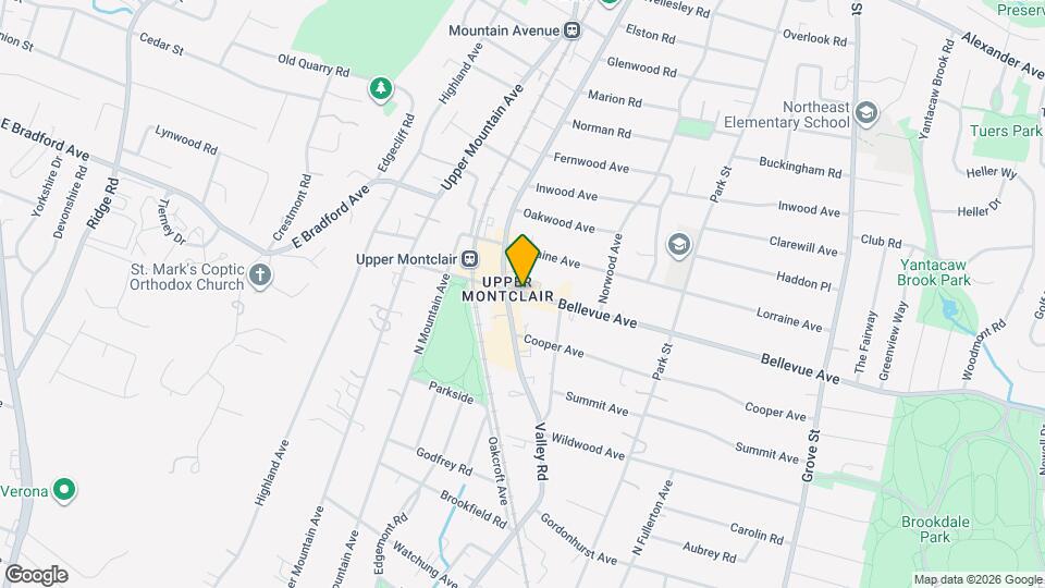 223 Bellevue Ave, Unit 1 Map and Location Details