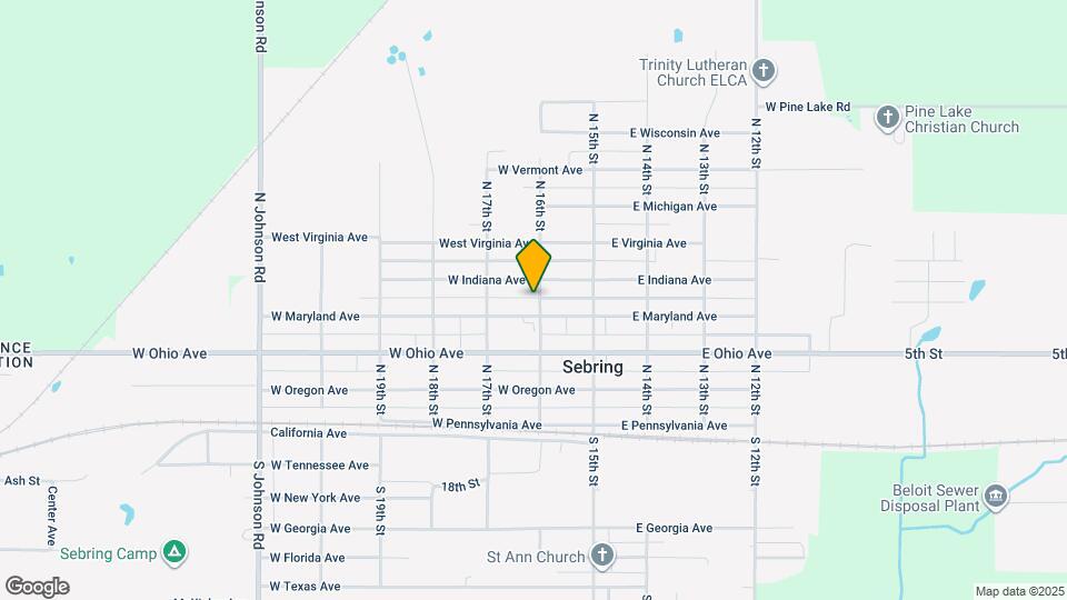 427 N 16th St Map and Location Details