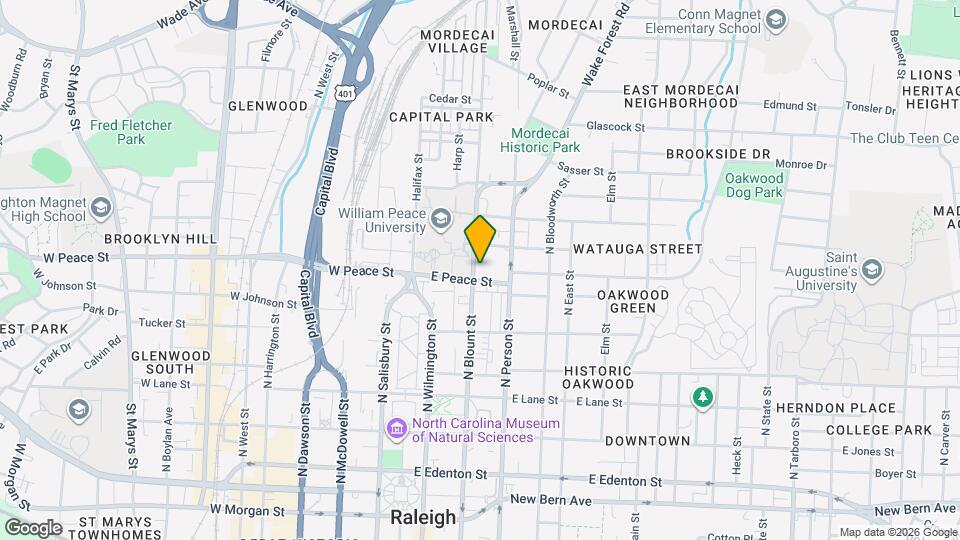 606 N Blount St Mapa y Detalles de la Ubicación