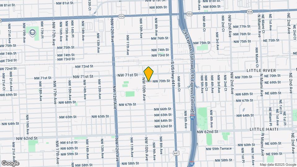 866 NW 70th St Map and Location Details