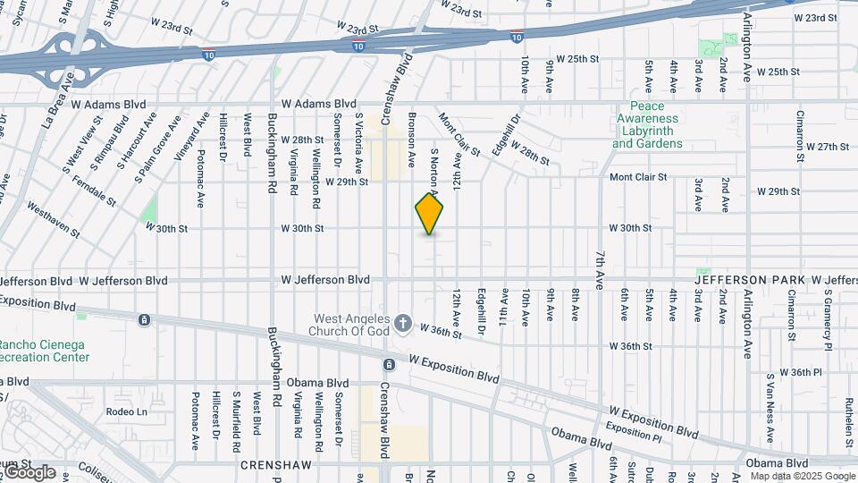 3015 S Norton Ave Map and Location Details